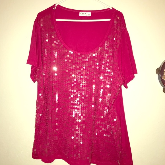 plus size sequin tops blouse